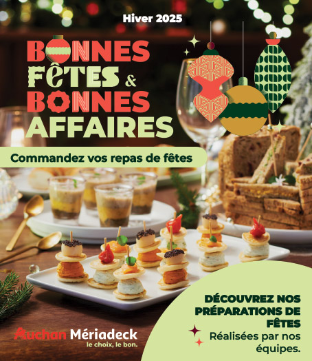 Commande de Fêtes de fin d'année Auchan Bordeaux Mériadeck