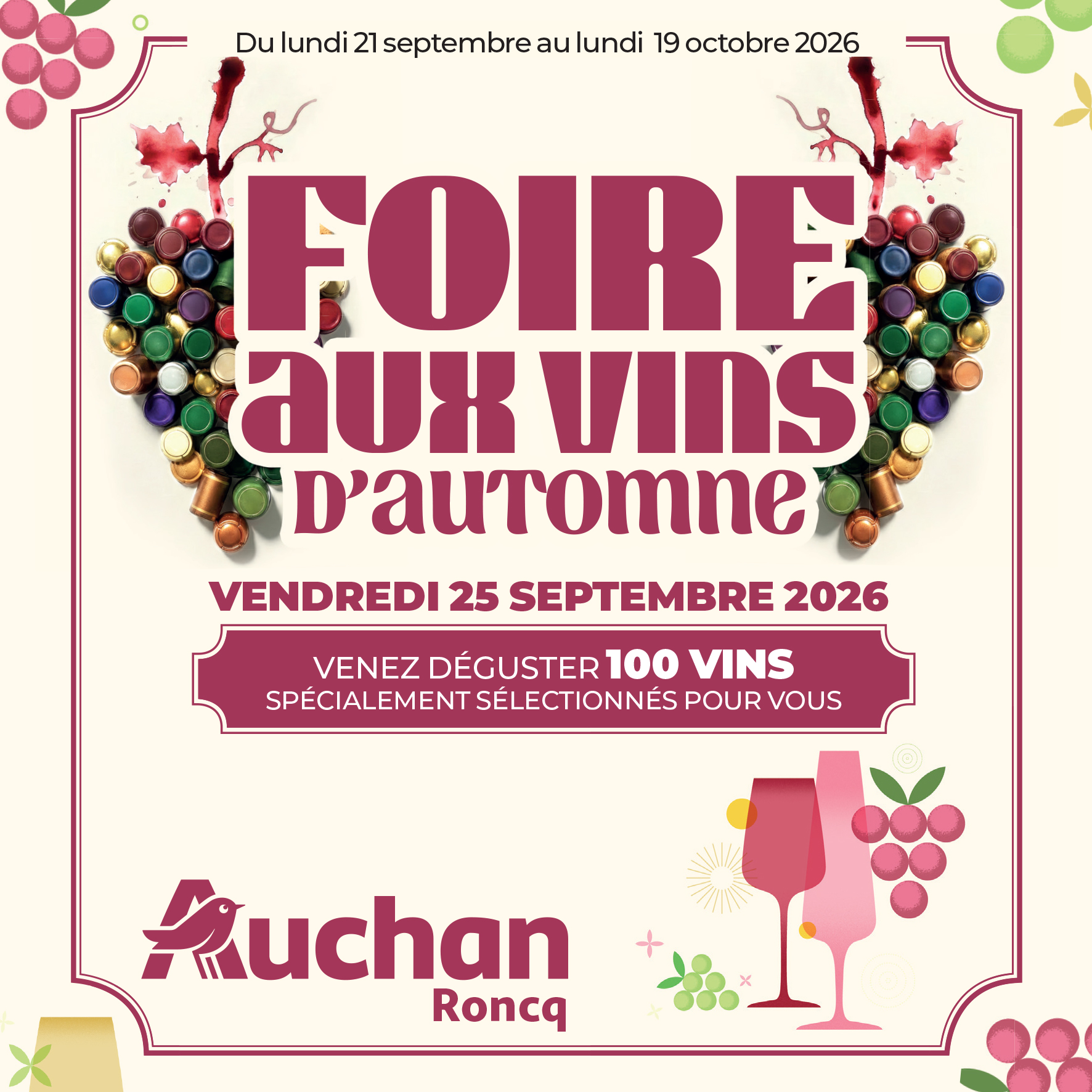 INVITATION DEGUSTATION FOIRE AUX VINS