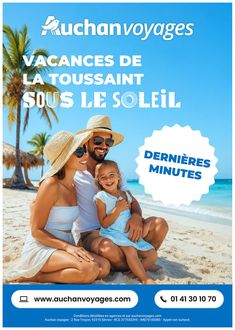 Auchan Voyages : Vacances sous le soleil